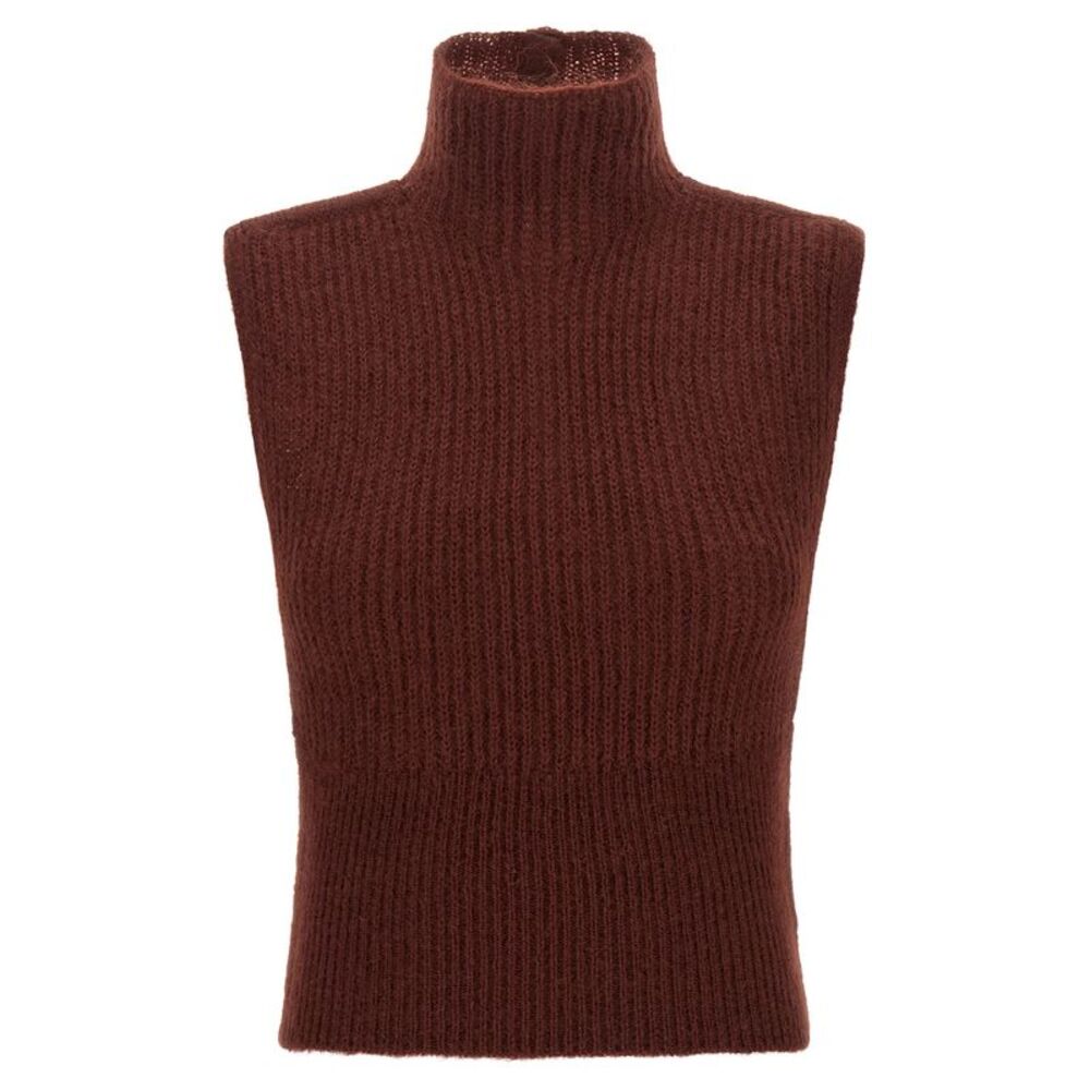 Max Mara Bordeaux Wool Women's Cardigan